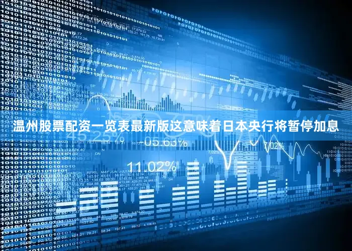 温州股票配资一览表最新版这意味着日本央行将暂停加息